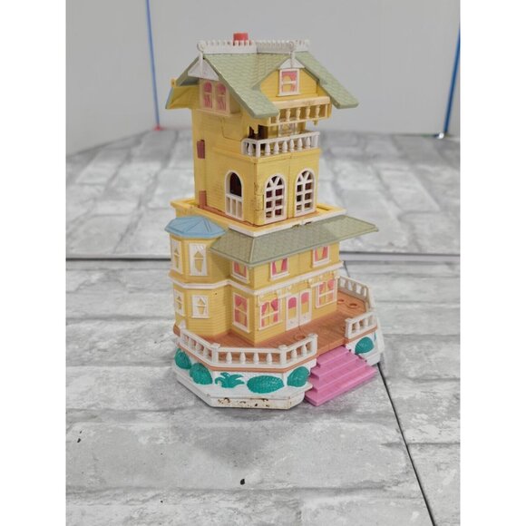 Vintage Polly Pocket Pop-Up Clubhouse Mansion Bluebird 1995 House Only‎ VIDEO - Picture 11 of 16